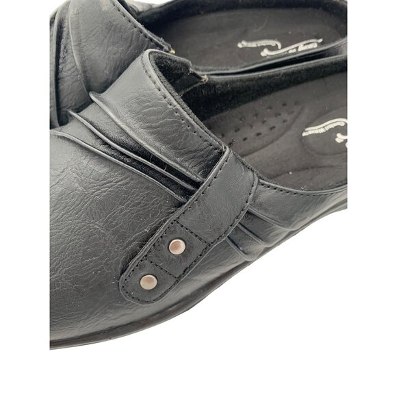 Easy Spirit Womens Black Leather Slip-On Mules Size 8 - Picture 5 of 8